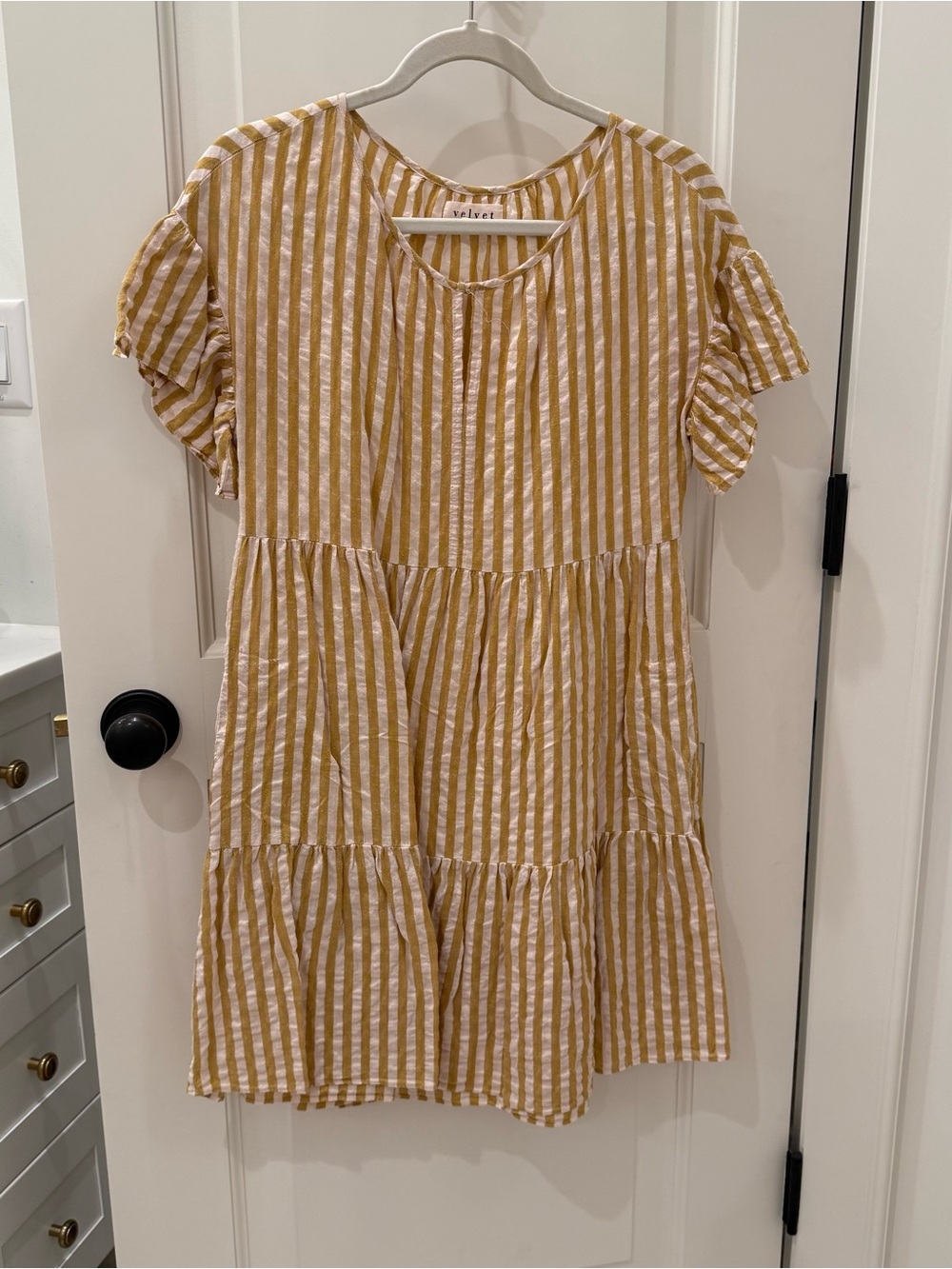Velvet by Graham & Spencer Striped Mini Dress